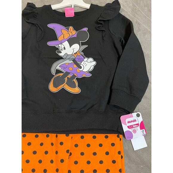 NWT Toddler Girl Disney Minnie Mouse Halloween
Top Bottom‎ Fleece Set Black 5T - Picture 4 of 9